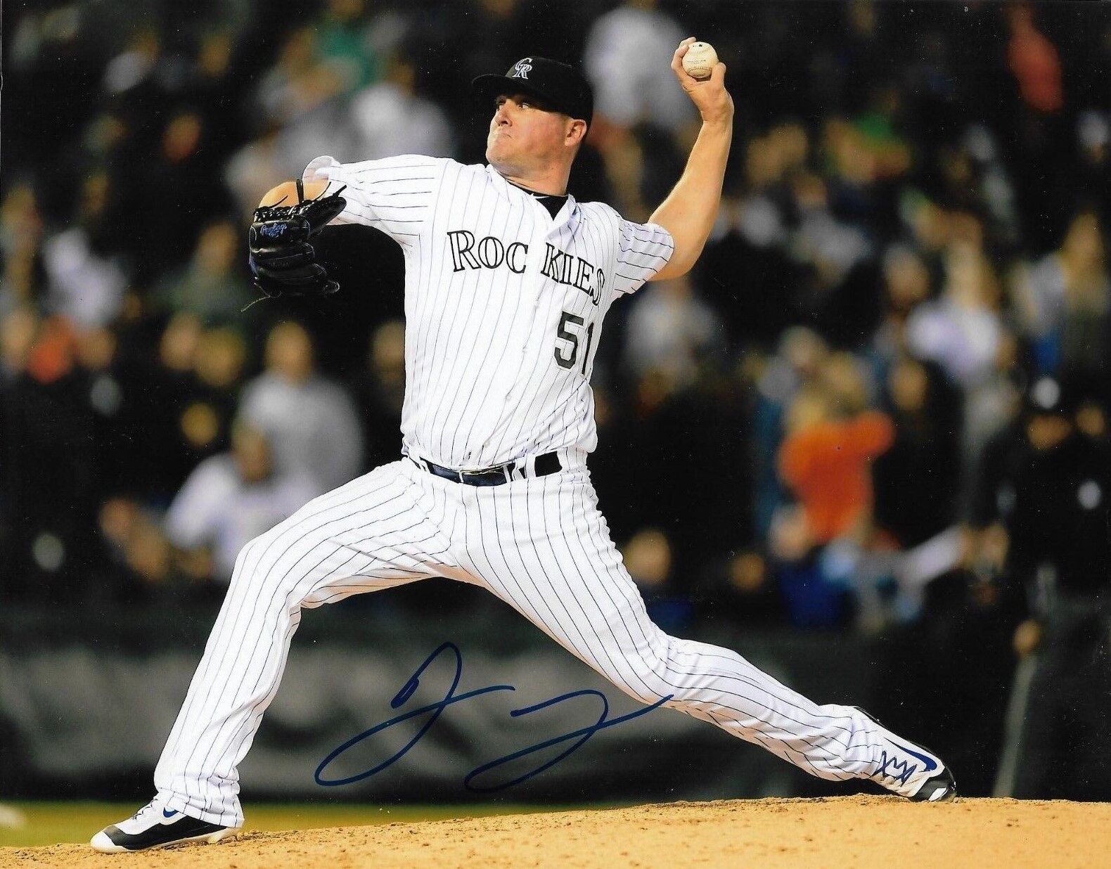 JAKE MCGEE signed autographed Colorado Rockies 8X10 Photo Poster painting w/COA