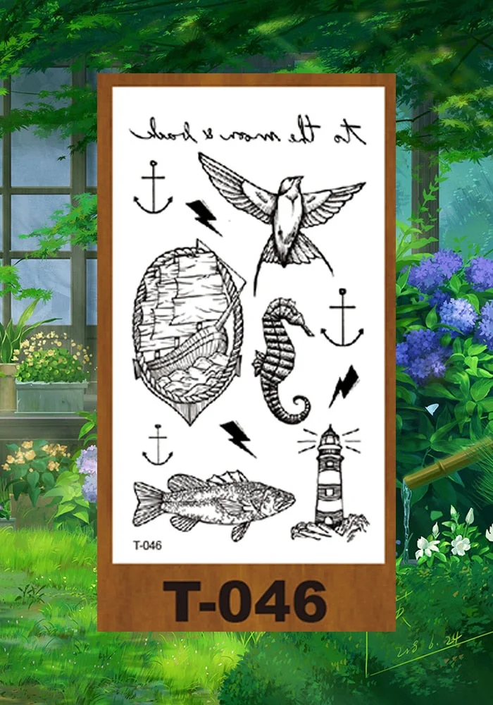 Drop Shipping Small Temporary Tattoo Stickers Solar System Animal Panda Deer Girl Kid Arm Buttock Abdomen Neck Ankles Art Tatoo