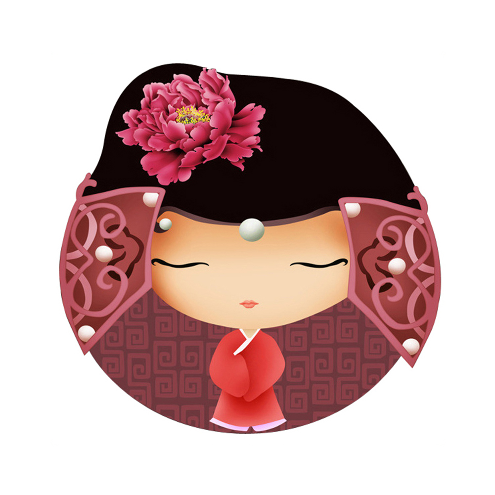 

Character - 11CT Stamped Cross Stitch - 38*38CM, 501 Original