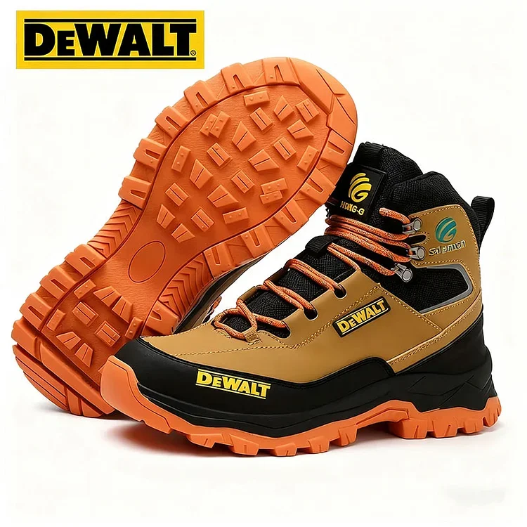 Męskie lekkie i oddychające buty robocze marki Salomon&reg; i DEWALT do pracy na świeżym powietrzu i pieszych wędr&oacute;wek