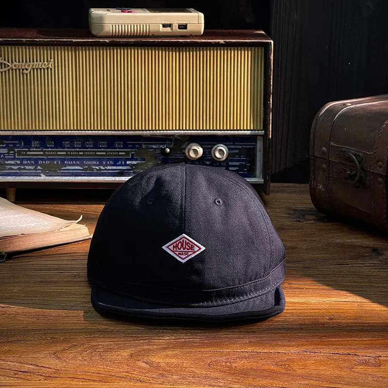Vintage Soft Top Cotton Workwear Baseball Cap