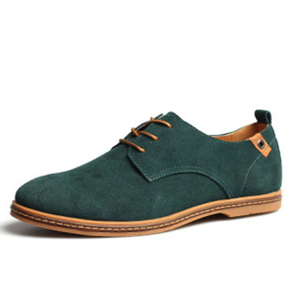 Smiledeer New Men's Casual Matte Fashion Leather Shoes