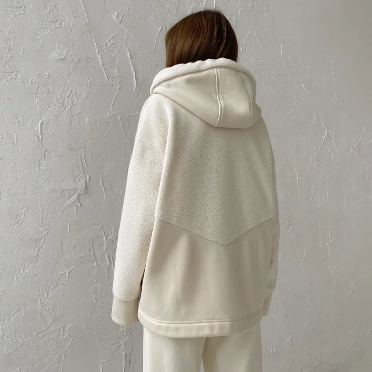 Churchf Churchf Autumn Dress On The New Women's Fashion Hoodie Zipper Cardigan Coat Pants Suit Two Sets