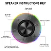 Waterproof Shower Speaker BT 5.2 Wireless Speaker Hands-Free Call/FM Radio