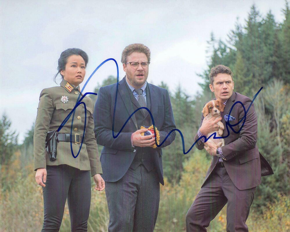 JAMES FRANCO SIGNED AUTOGRAPH 8X10 Photo Poster painting - THE INTERVIEW w/ SETH ROGEN, MILK