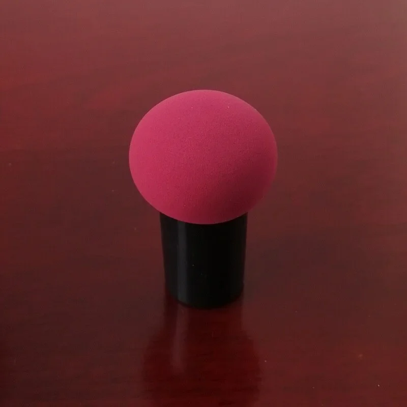 Non-latex Makeup Sponge Mushroom Head Powder Liquid Foundation Puff Dry & Wet Multi- function Cosmetic Tool Tamp Storage Box