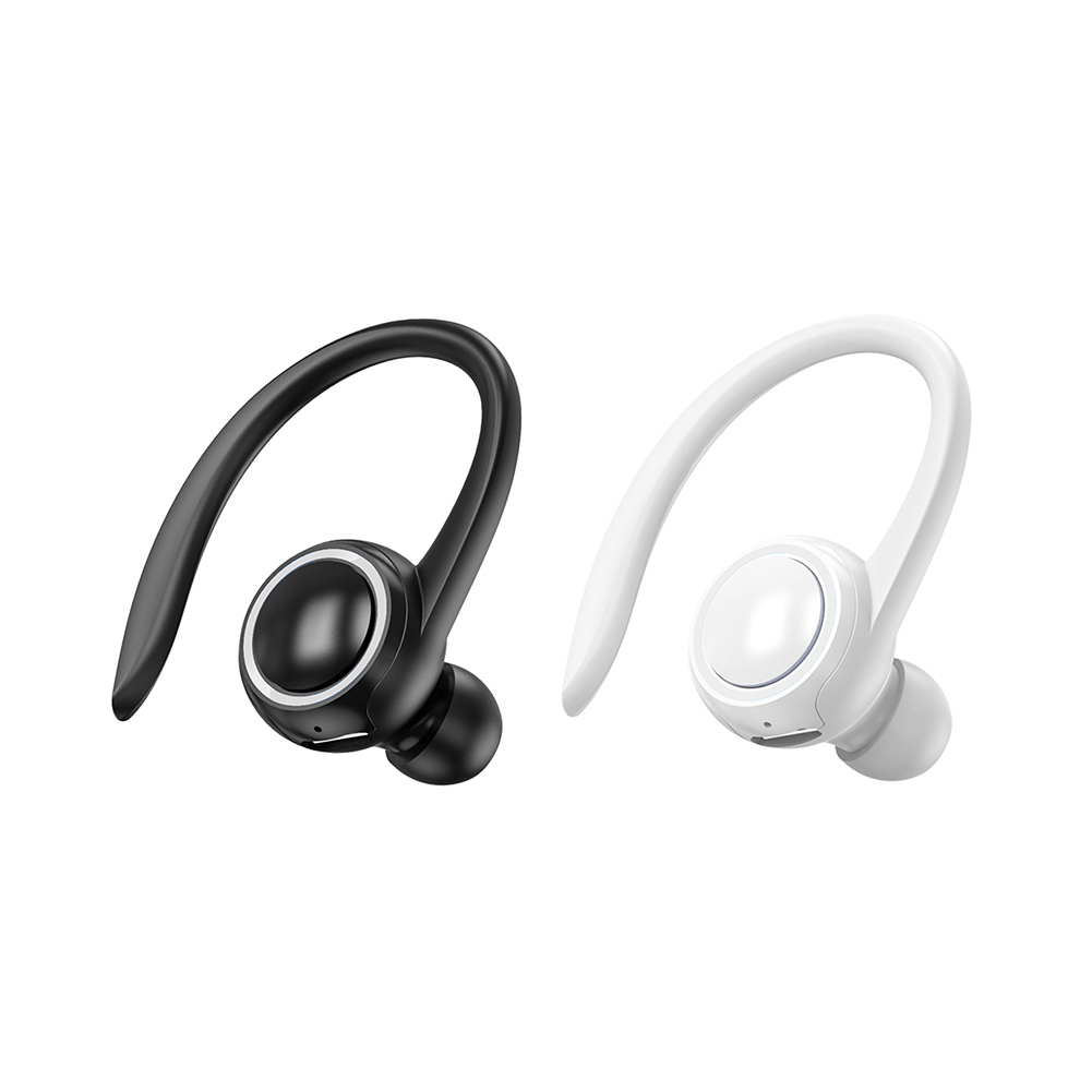 

Ear Hook Stereo Headphones Bluetooth-compatible TWS In-ear Wireless Headset, White, 501 Original