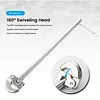 11 Inch Plumbers Wrench Adjustable Plumbing Wrench Capacity of 5/16inch To 1-1/8inch Tap Nut Spanner for Hard To Reach Spaces (Silver)