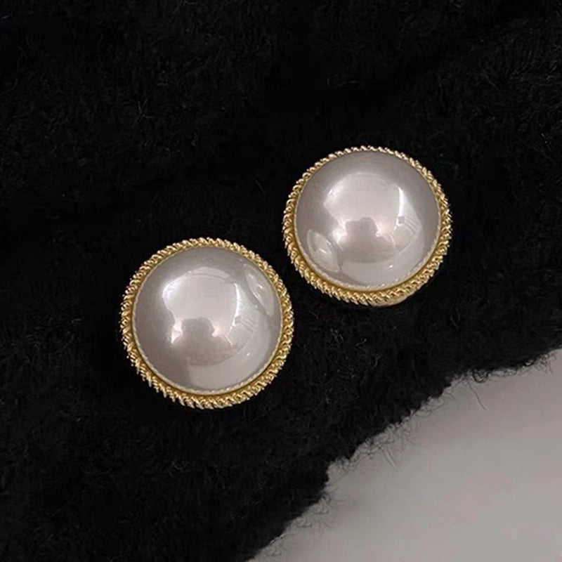 1 Pair Elegant Minimalist Streetwear Flower Bow Knot Plating Inlay Alloy Artificial Pearls Zircon Ear Studs