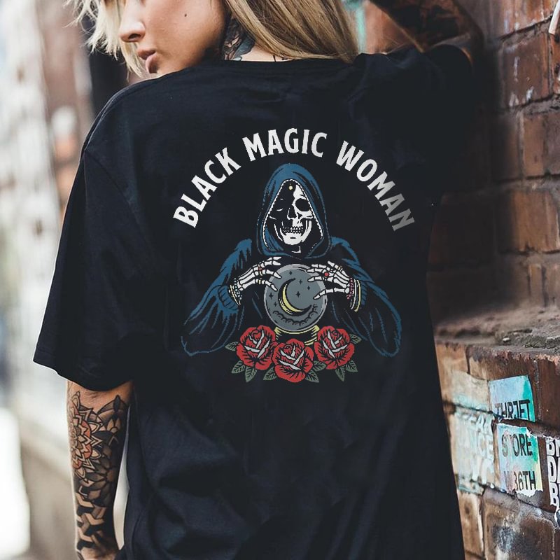 BLACK MAGIC WOMAN printed designer t-shirt