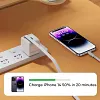 Fast Charger Block with Retractable Cable