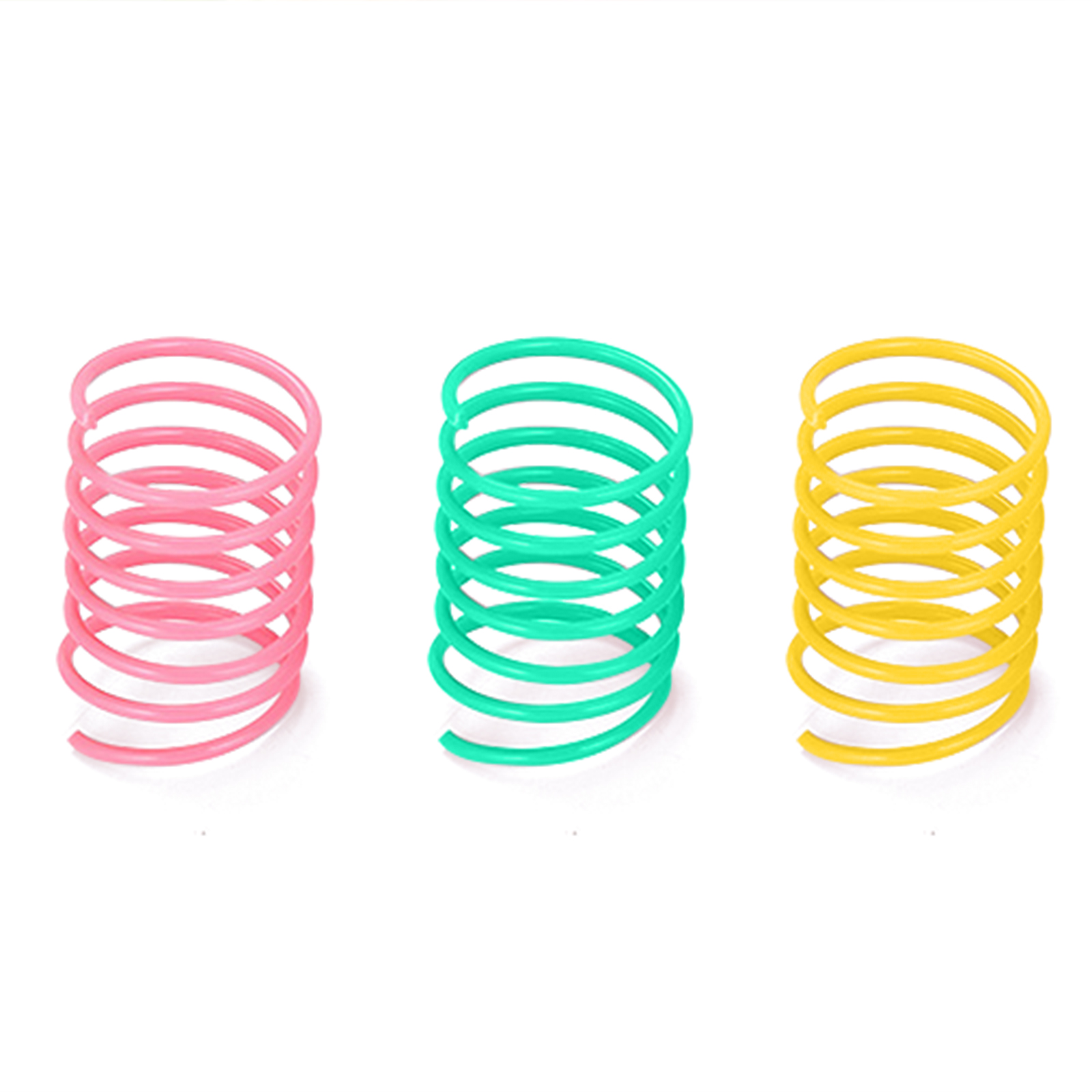 

Pet Springs Toy, 10 Pack Plastic Kitten Coil Spiral Springs Toys, Random, 501 Original