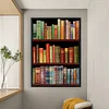 (Multi Style)Bookshelf-Full Embroidery 3 strands 11CT Stamped Cross Stitch-40*60CM-Large Size
