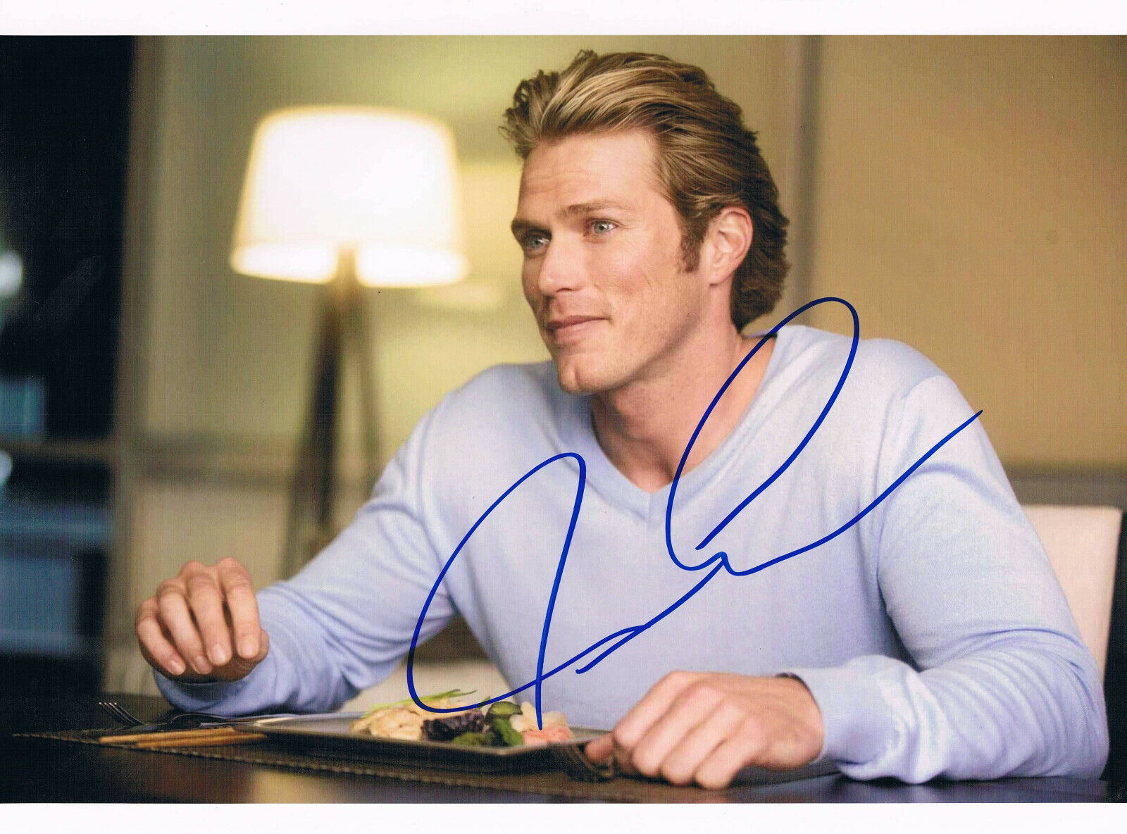 Jason Lewis 1971- genuine autograph Photo Poster painting 8x12