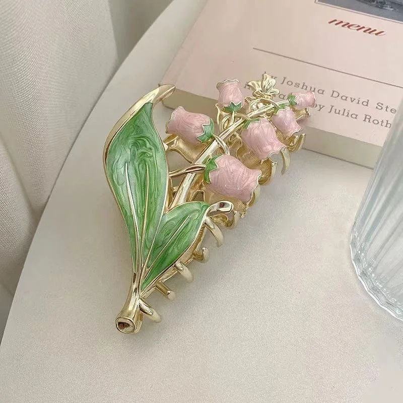 Chic Lily Of The Valley Hair Claw Clip