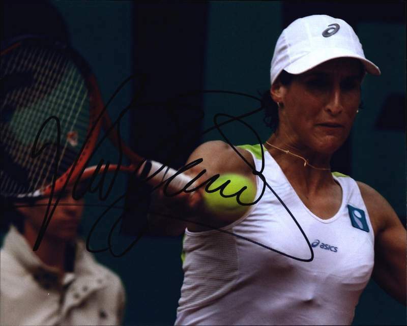 Virginie Razzano signed tennis 8x10 Photo Poster painting W/Certificate Autographed (A0003)