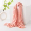 Plain Colors 100% Wool Soft Cashmere Shawl Scarf