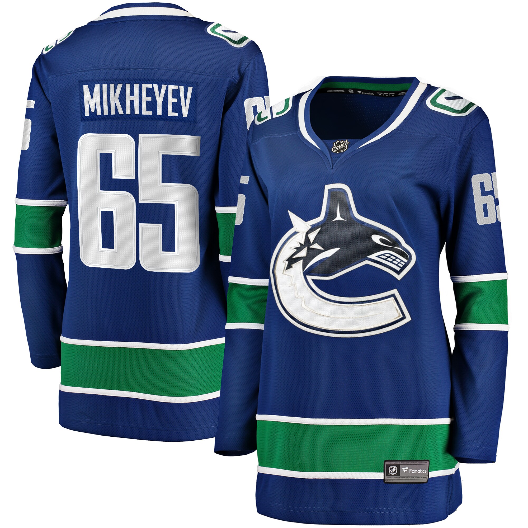 Ilya Mikheyev Vancouver Canucks Fanatics Women’s Home Breakaway   Jersey – Blue mysite