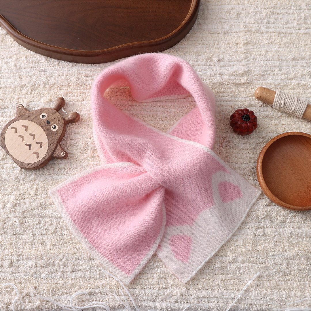 Kid's Animal-Themed Cashmere Scarf REAL SILK LIFE