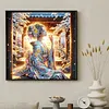 5D DIY Diamond Art Painting Kit Partial Drill(Sakura Pavilion Beauty)