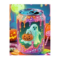 Soda Can Ghost - Pearls Painting