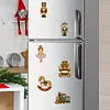 6PCS Nutcracker Christmas DIY Pearl Diamond Painting Christmas Fridge Magnets, Sparkling Rhinestone Refrigerator Magnet Craft Kit for Home Decor & Gifts