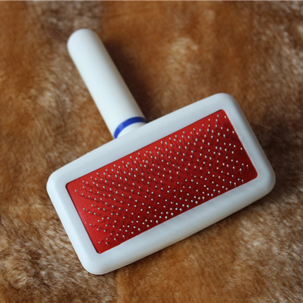 

Red Puppy Cat Hair Grooming Slicker Comb Gilling Brush Quick Clean Tool Pet, 501 Original