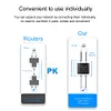 Ethernet Splitter 1 to 2 1000Mbps Gigabit Internet Cable Splitter RJ45 Splitter