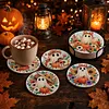 8pcs Full Drill DIY Gem Art Diamond Painting Set Halloween(Pumpkin Ghost)