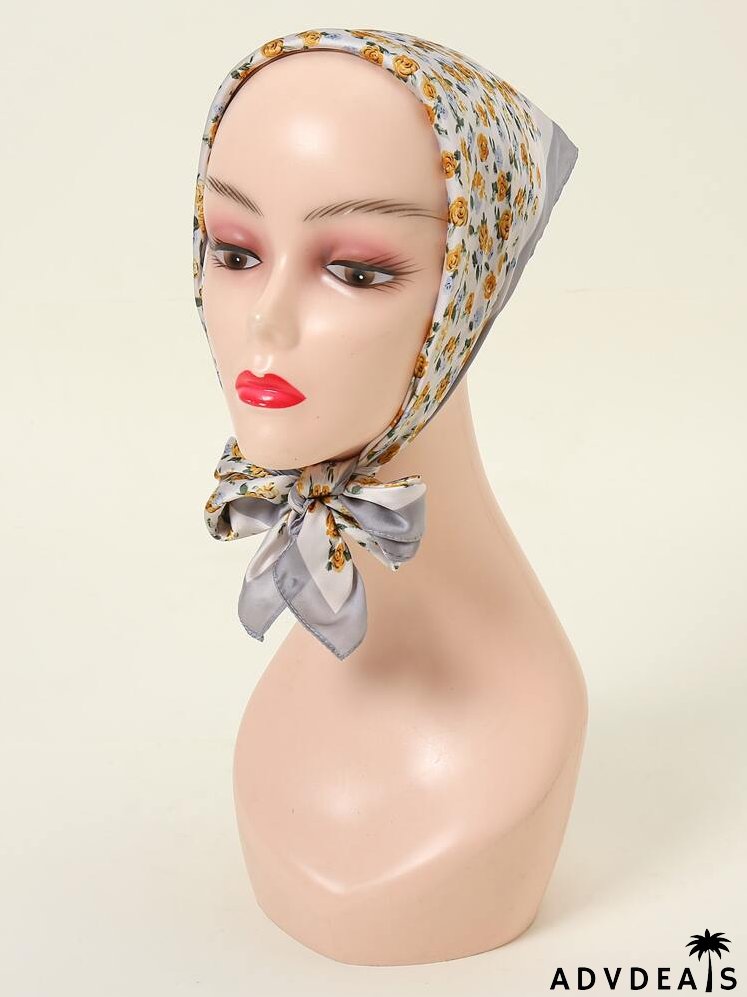 Floral Print Bandana