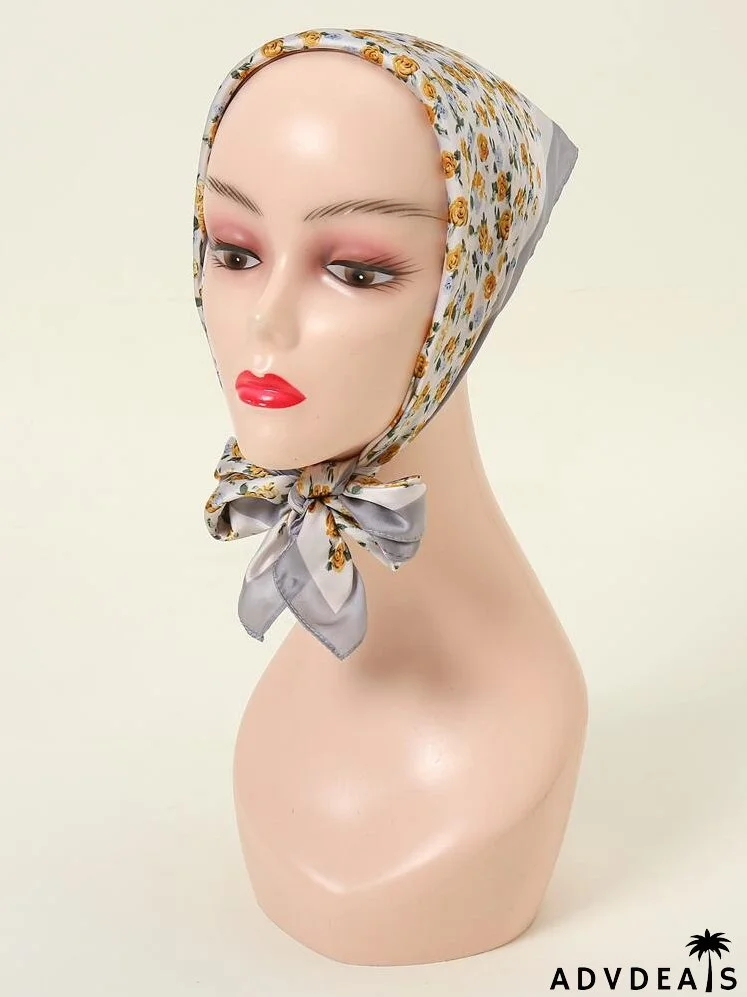 Floral Print Bandana