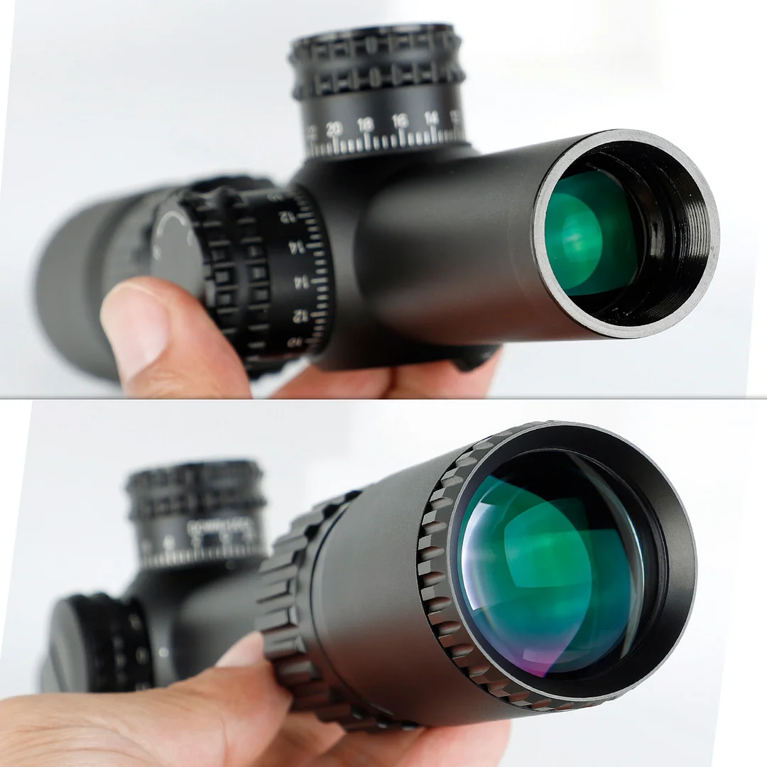 ohhunt® 1-8X24 IR 30MM SFP Red Illuminator Glass Etched Reticle LPVO Tactical Scope