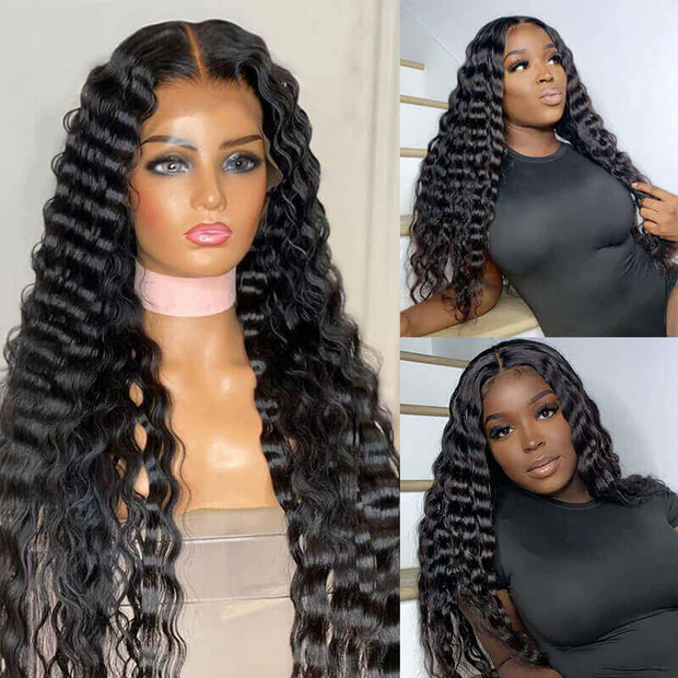 13x4 Loose Deep Glueless Lace Wig | HD Lace & Transparent Lace | 200% & 250% Density | Boruihair 100% Human Hair