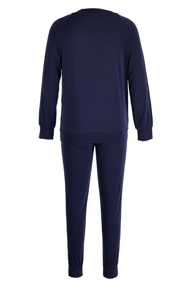 Rose Red Fashion Casual Print Patchwork O Neck Long Sleeve Two Pieces