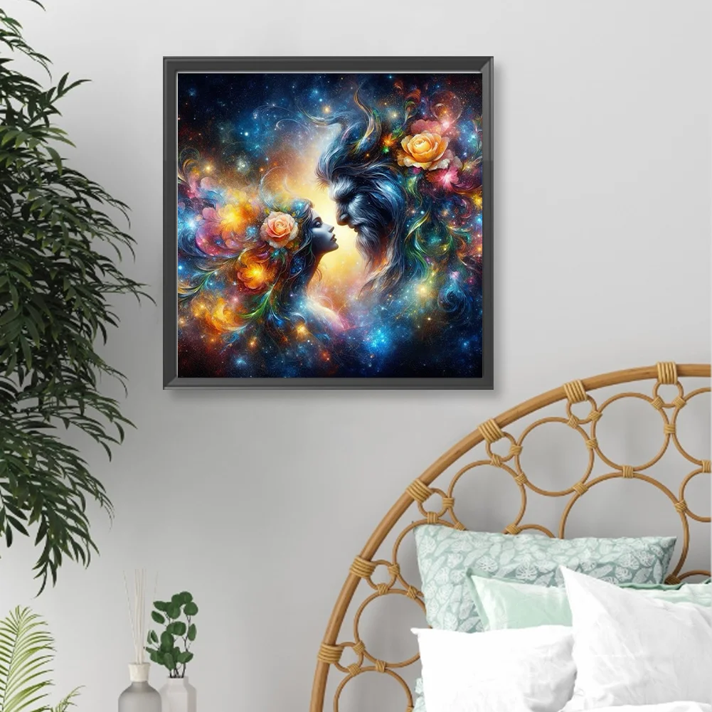 Diamond Painting - Full Round Drill - Beauty Beast(Canvas|40*40cm)