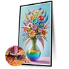 (40*70cm)Flower - Full Round Drill Diamond Painting