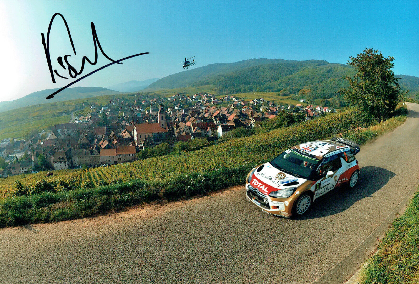 Kris MEEKE SIGNED British Rally Driver AUTOGRAPH 12 x8 Mexico Photo Poster painting AFTAL COA