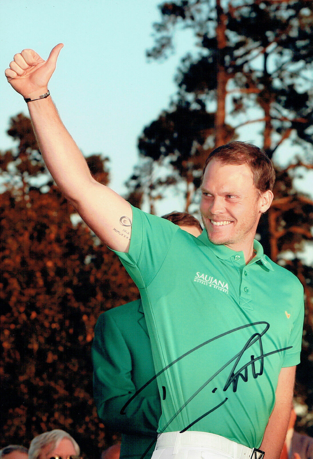 Danny WILLETT Augusta Masters SIGNED Autograph 12x8 Golf Photo Poster painting 9 AFTAL COA