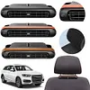 2Pcs Car Rear Seat Headrest Cooling Fan USB Powered Fan Car Interior Accessories
