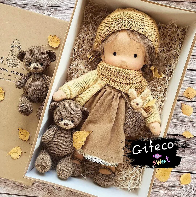  Handmade Selena Waldorf doll with big set of clothes - RSDP-Rebornbabypuppen-Rebornbabypuppen.de