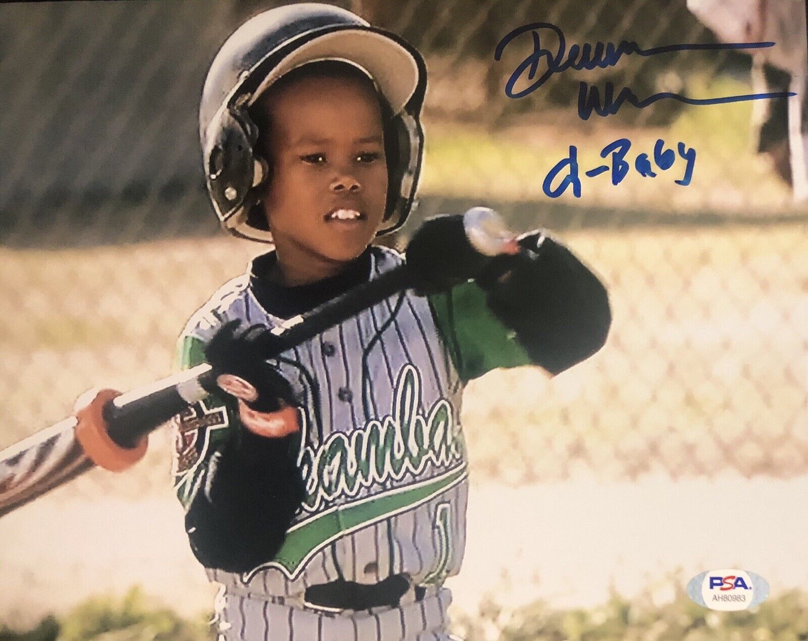 Dwayne Warren Signed Autographed Hardball G Baby 8x10 Photo Poster painting Psa/Dna