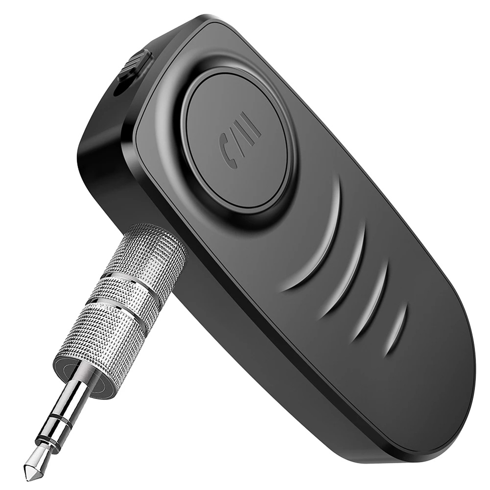 

J19 Bluetooth Audio Receiver Hands Free Car Kit 3.5mm for Speaker Headphone, 501 Original