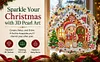 Diamond Painting Ornament Gingerbread House Hanging Decor 9.45x9.45in