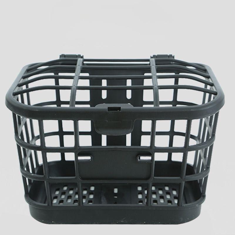 Electric bicycle front plastic basket