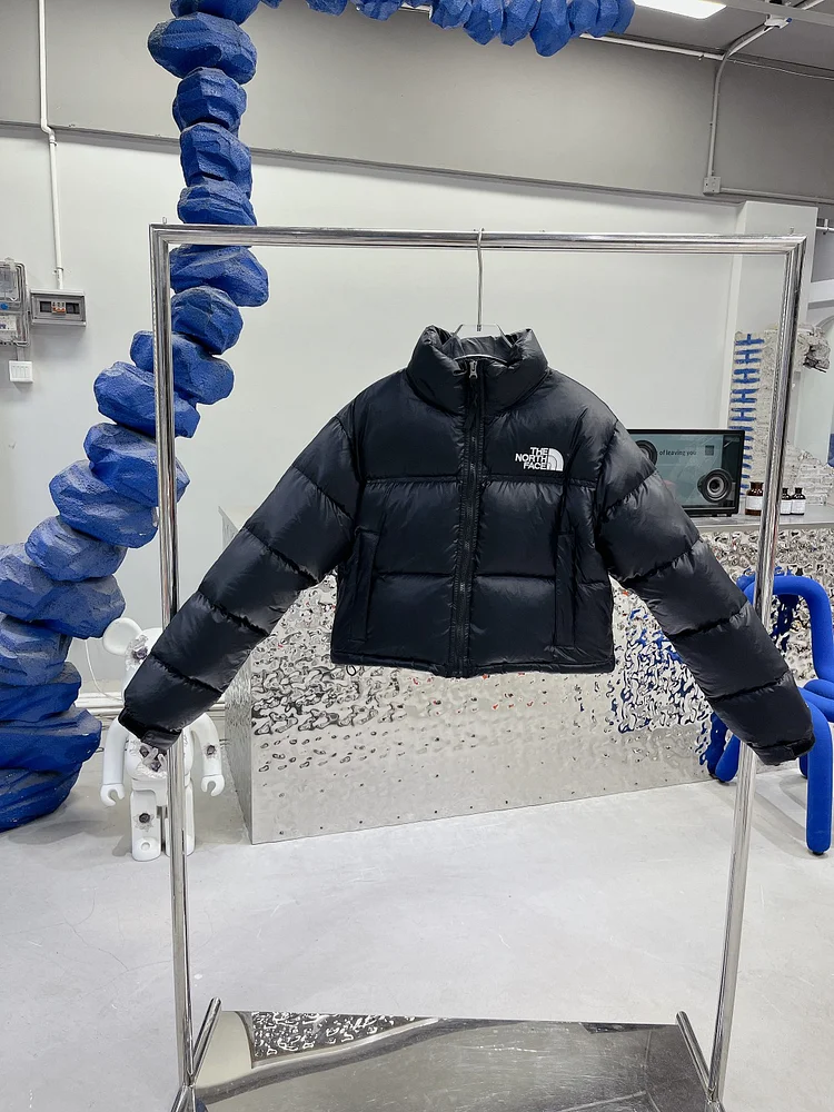 1996 The North Face Black Women's Short Down Jacket #Women's