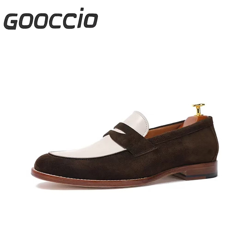 NJ218 Prenium Calf-Skin Dress Shoes/Loafers For Men  GOOCCIO   