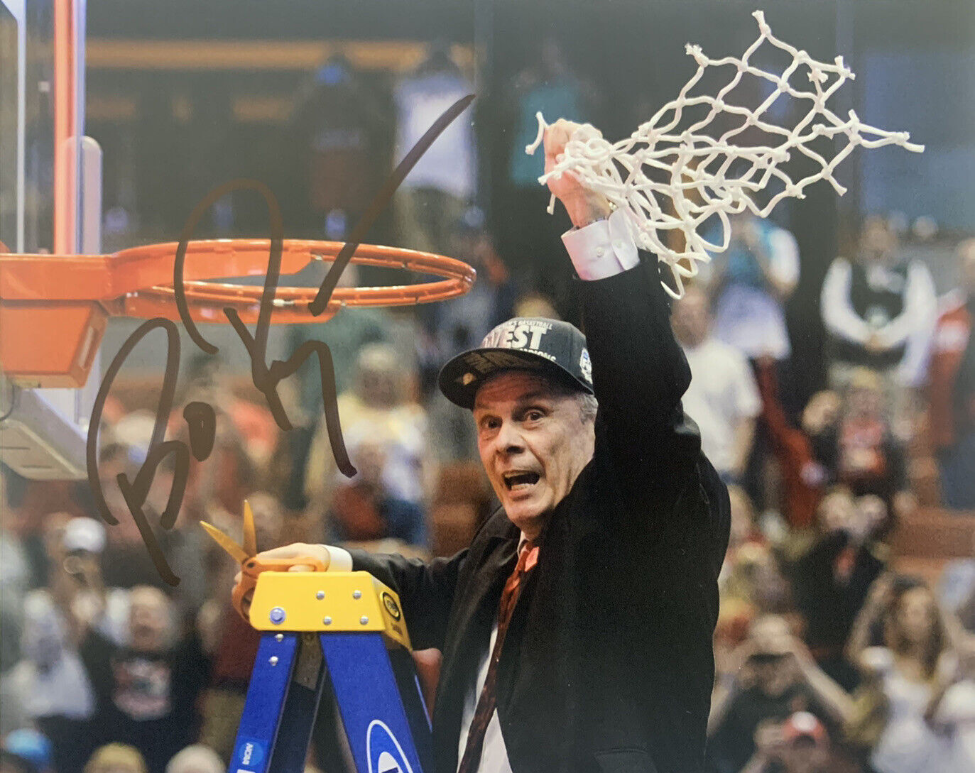 BO RYAN HAND SIGNED 8x10 Photo Poster painting WISCONSIN COACH RARE AUTHENTIC AUTOGRAPH