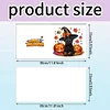 (US Only)6PCS DIY Halloween Dog Diamond Art Greeting Cards for Halloween and Holidays
