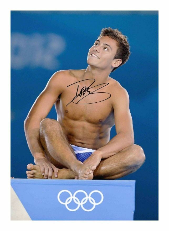 TOM DALEY AUTOGRAPH SIGNED PP Photo Poster painting POSTER