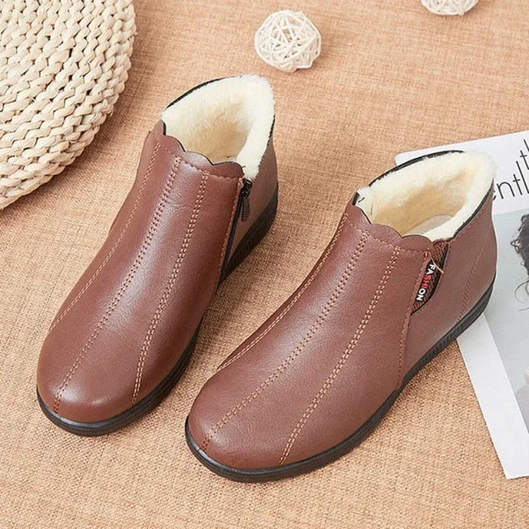 Orthopedic Women Arch Support Waterproof Warm AntiSlip Ankle Boots Radinnoo.com